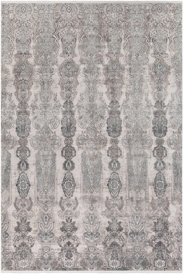 Boutique Rugs Shipdham Luxury Fringed Faux Silk Area Rug