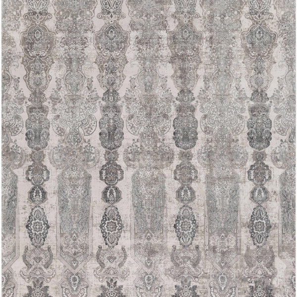 Shipdham Luxury Fringed Faux Silk Area Rug - Clearance