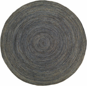 Shipshewana Dark Blue Jute Rug - Clearance