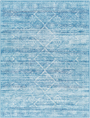 Blake Arctic Sky Washable Area Rug - Clearance
