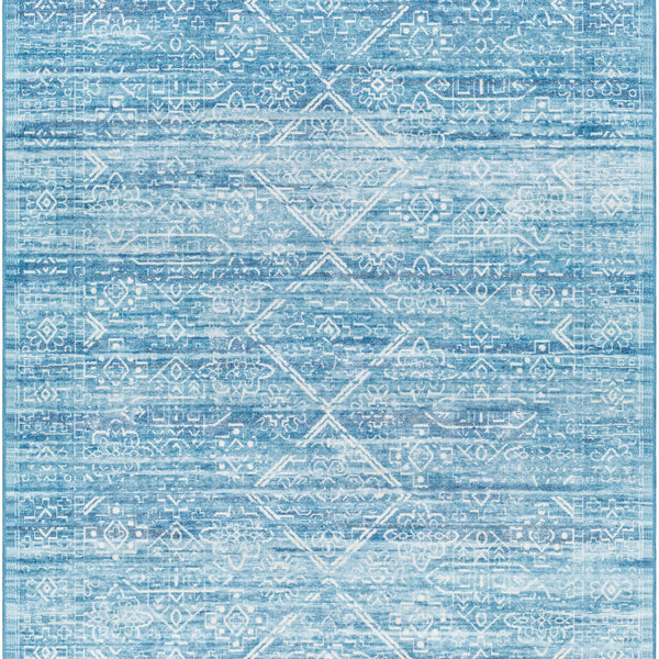 Blake Arctic Sky Washable Area Rug - Clearance