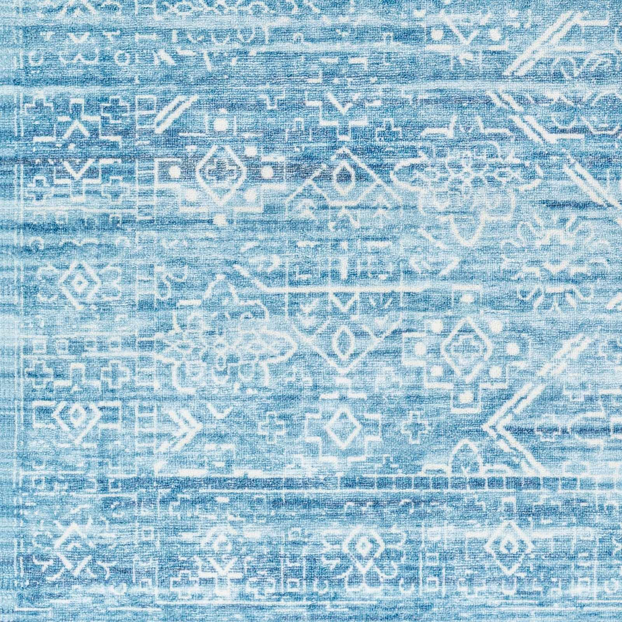 Blake Arctic Sky Washable Area Rug - Clearance