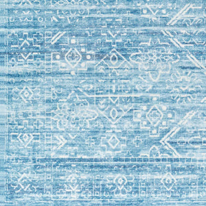 Blake Arctic Sky Washable Area Rug - Clearance