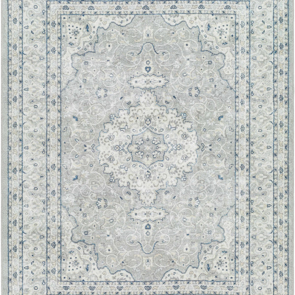 Farai Gray Medallion Area Rug - Clearance