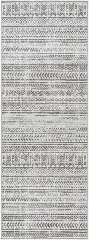 Ianna Light Gray Washable Area Rug - Clearance