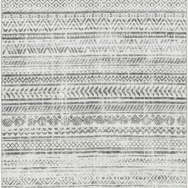 Ianna Light Gray Washable Area Rug - Clearance