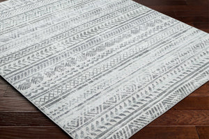 Ianna Light Gray Washable Area Rug - Clearance