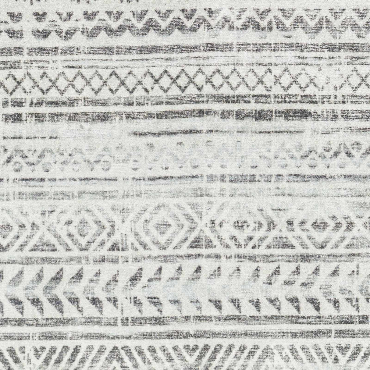 Ianna Light Gray Washable Area Rug - Clearance