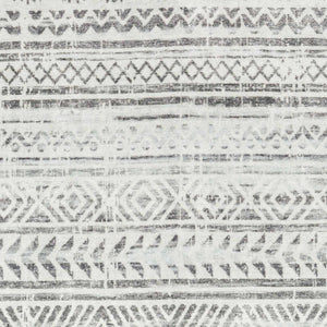 Ianna Light Gray Washable Area Rug - Clearance