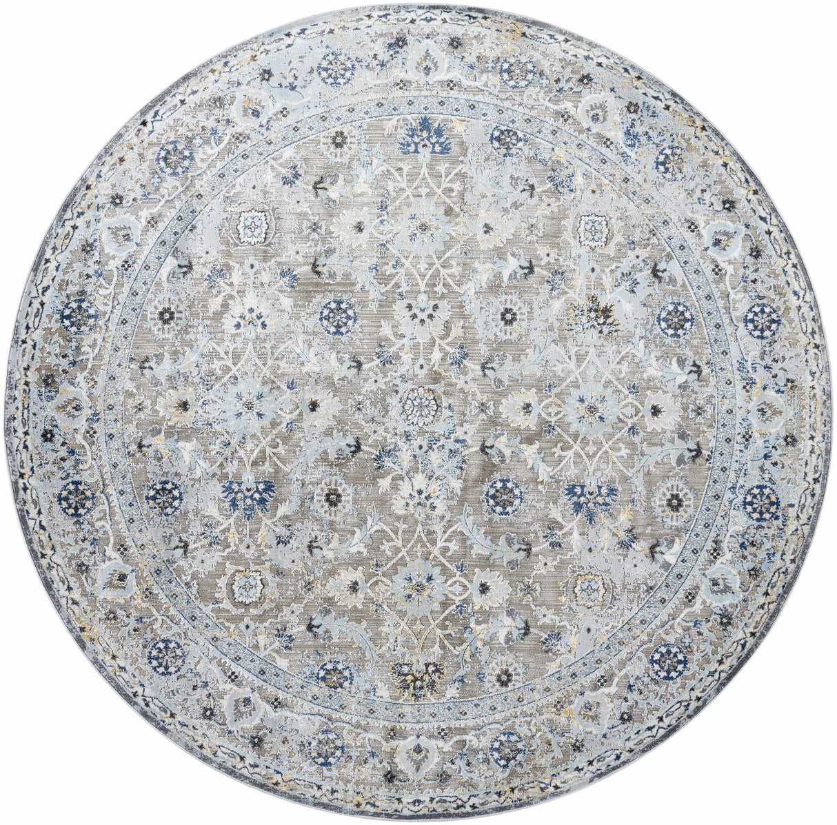 Finn Blue & Brown Area Rug - Clearance