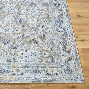 Finn Blue & Brown Area Rug - Clearance