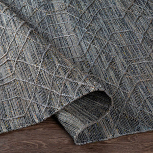 Manby Black Jute&Wool Area Carpet Area Rug - Clearance
