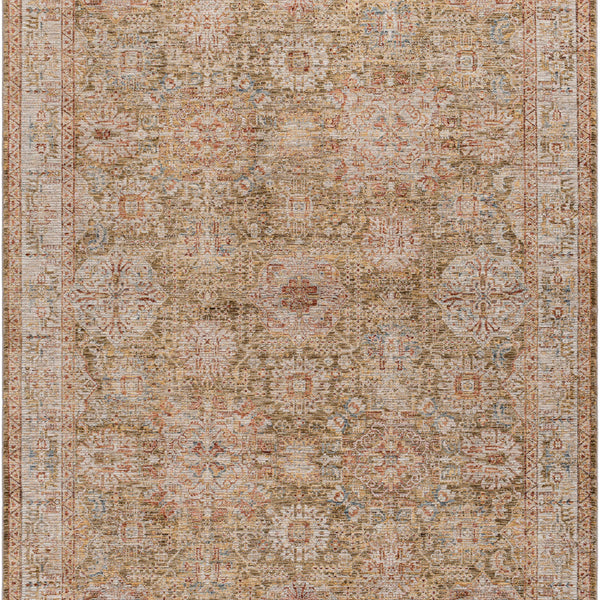 Ange Tan Rich Textured Traditional Rug