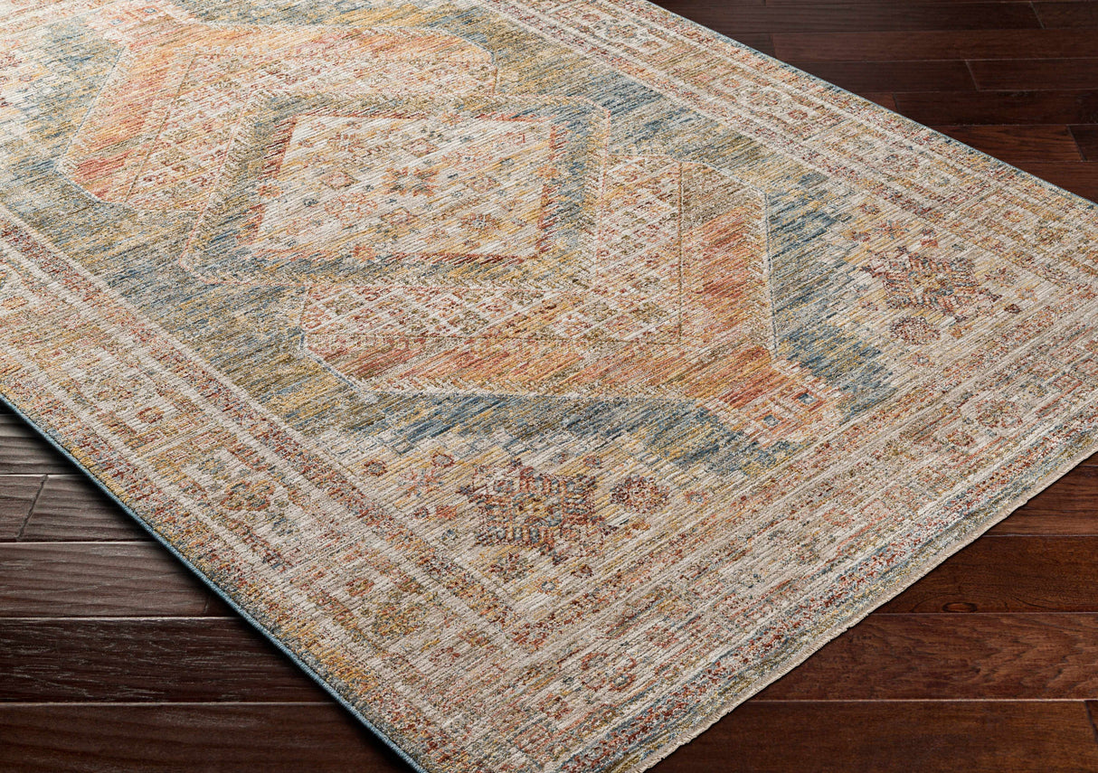 Moya Cream Rich Textured Traditional Rug