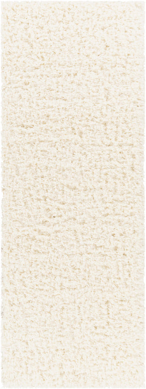 Siari Solid Cream Plush Rug