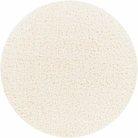 Siari Solid Cream Plush Rug