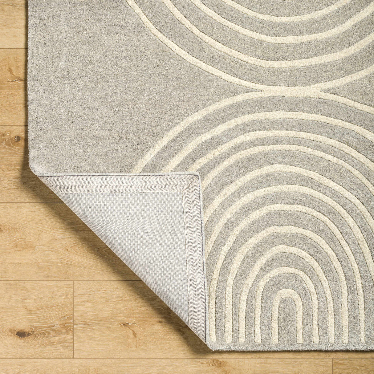 Fuat Medium Gray Area Rug - Clearance