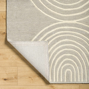 Fuat Medium Gray Area Rug - Clearance