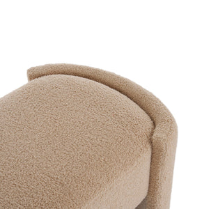 Simple Long Ottoman Bench with Plush Padded Seating - view 4