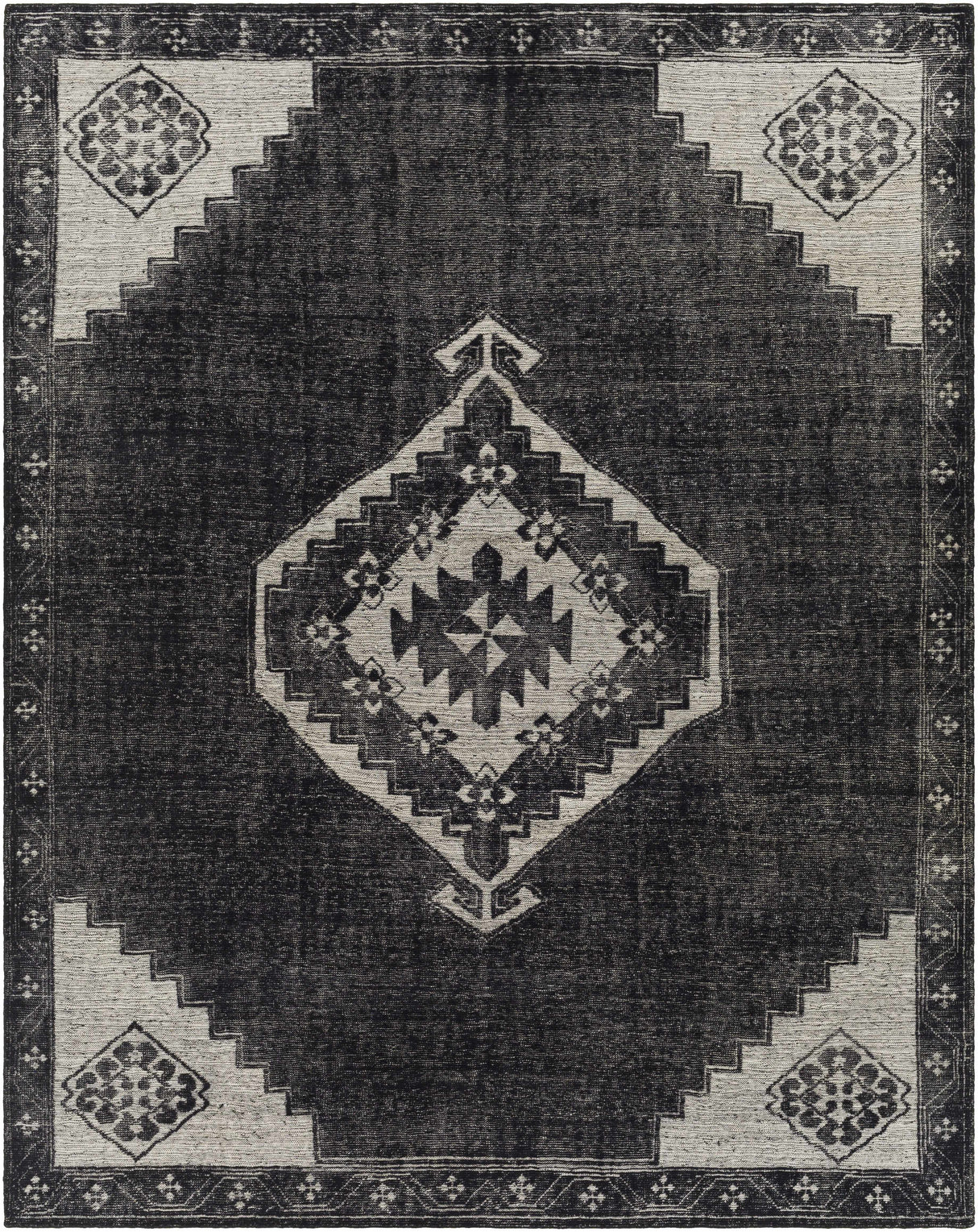 Siraway Handmade Wool Area Rug - Clearance