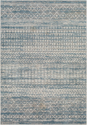 Tambac Blue Washable Area Rug - Clearance