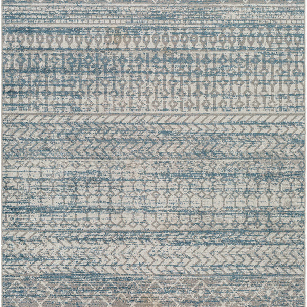 Tambac Blue Washable Area Rug - Clearance