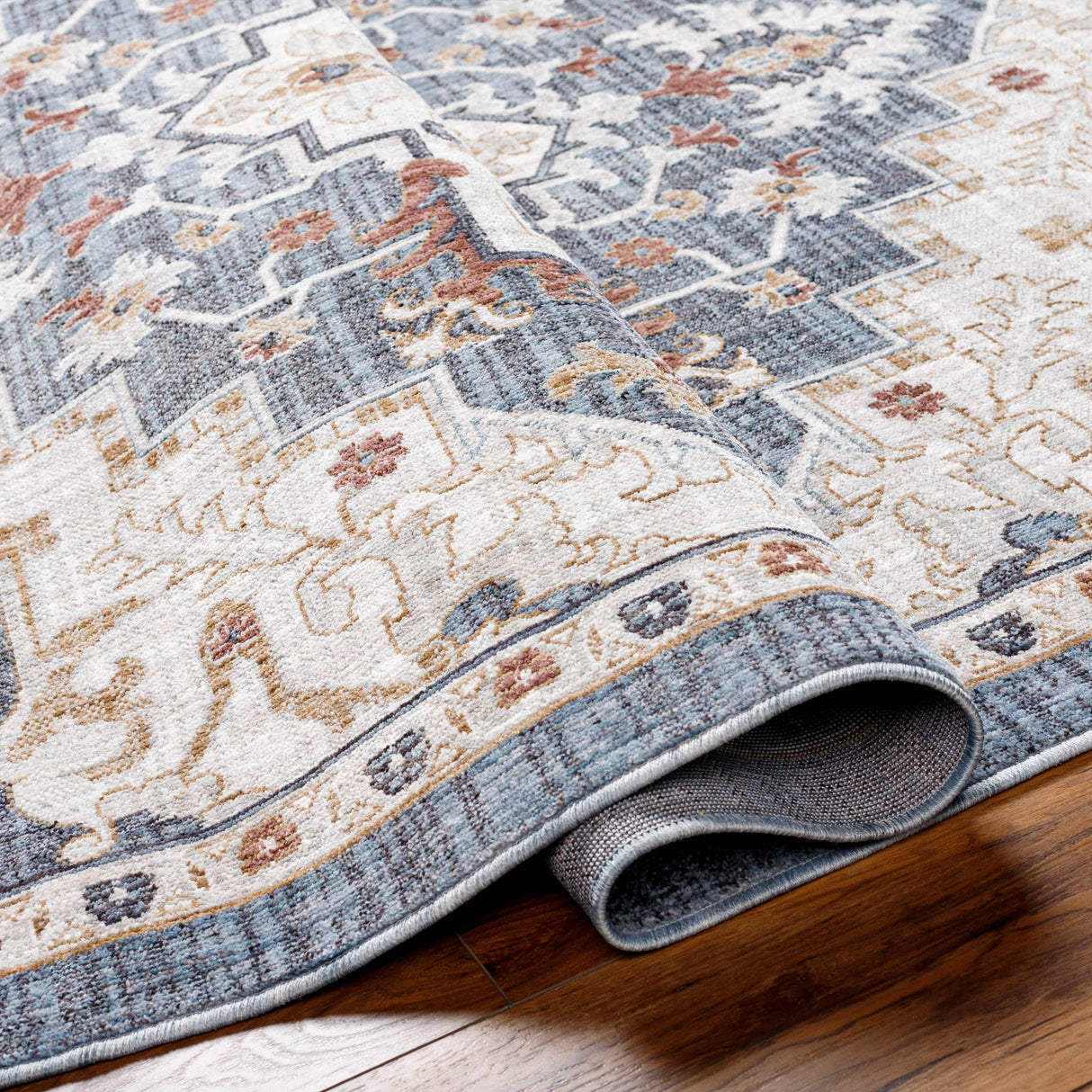 Lewa Blue Area Rug - Clearance