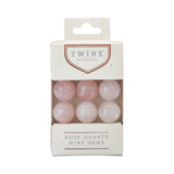 Rose Quartz Wine Gems Set of 6