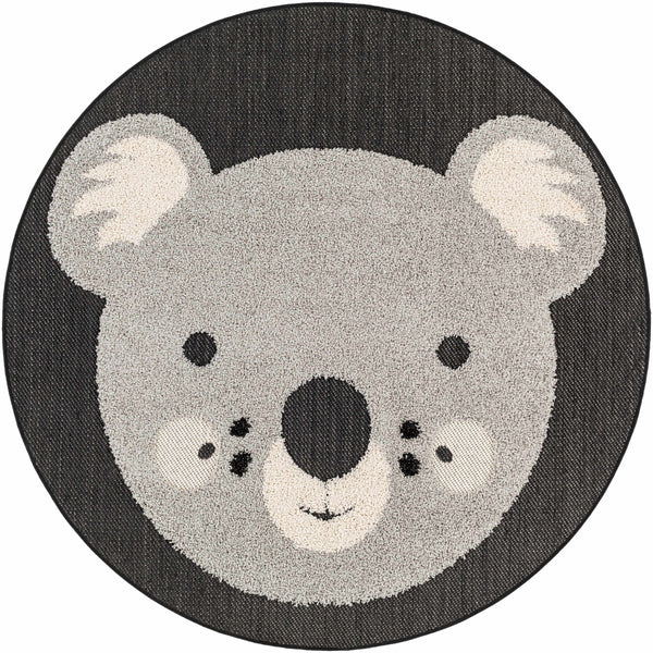 Kids Koala Animal Print Nursery Outdoor Area Rug - Clearance