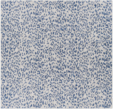 Skipsea Blue Leopard Performance Rug