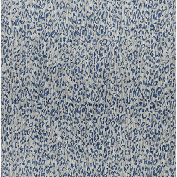 Skipsea Blue Leopard Performance Rug