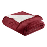 Velvet Plush Sherpa Bed Blanket - Sherpa Fleece Collection