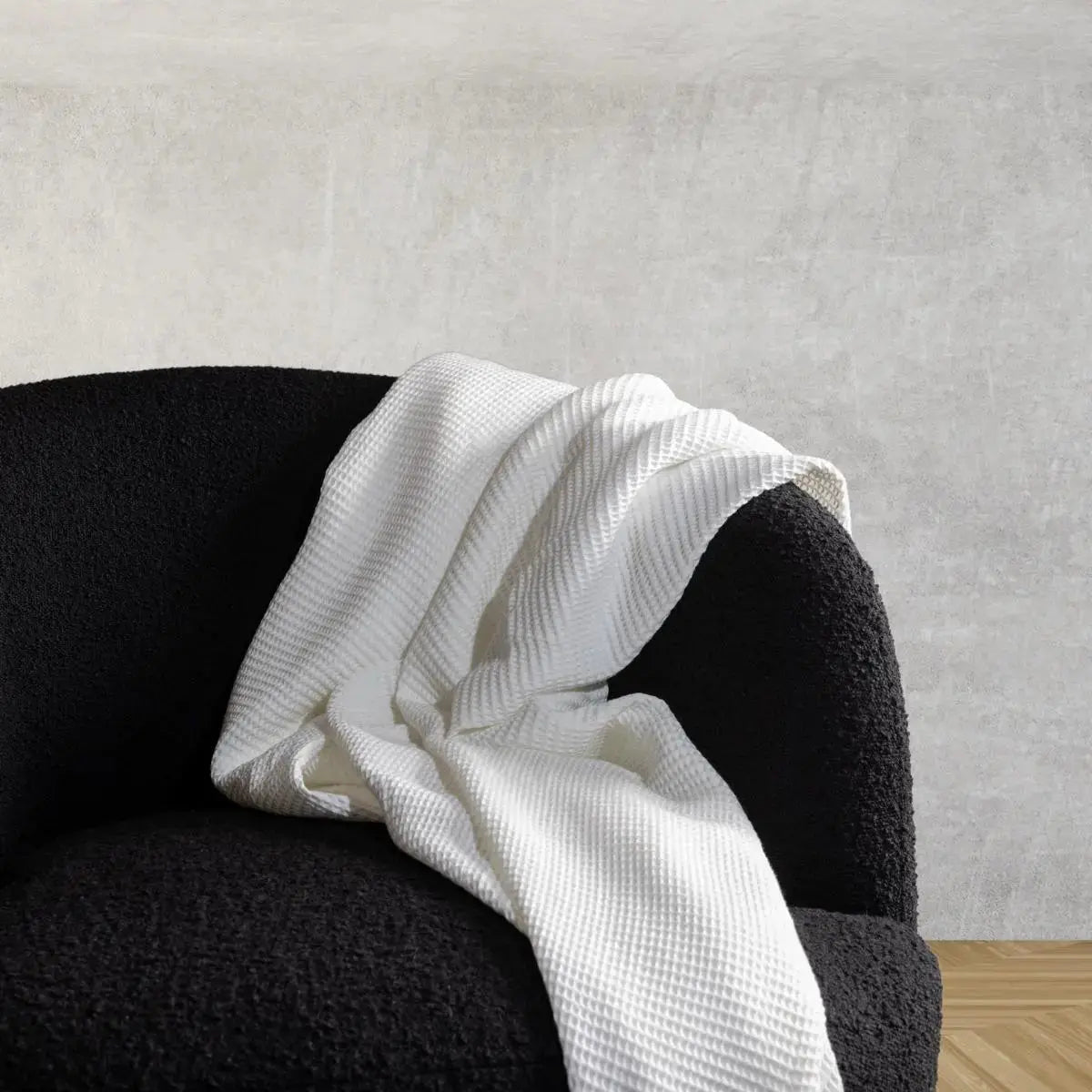 Blissful Bamboo Waffle Throw Blanket