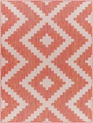 Anke Orange Area Rug - Clearance