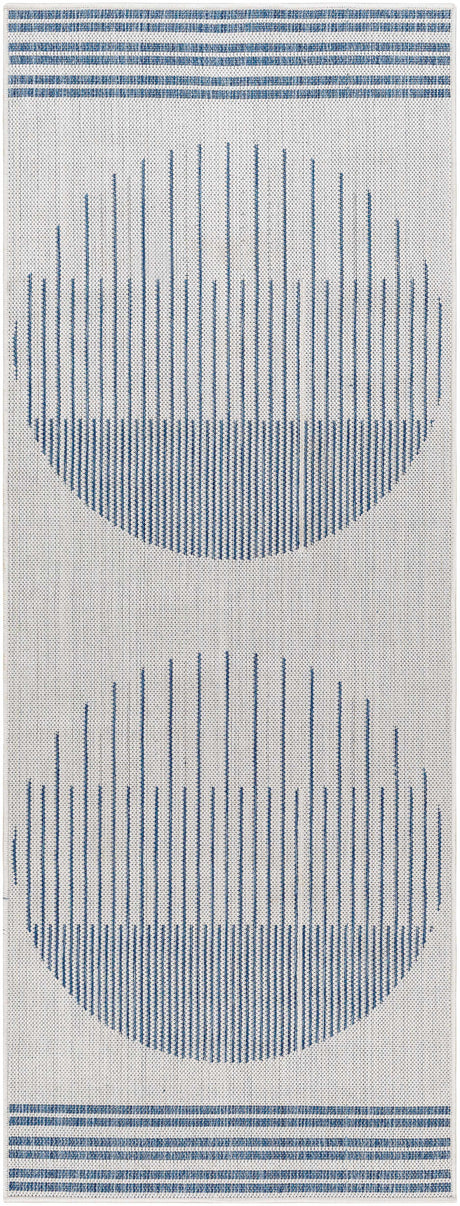 Aviya Blue & Gray Area Rug - Clearance