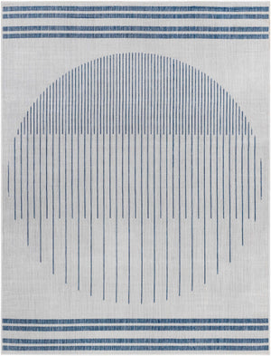 Aviya Blue & Gray Area Rug - Clearance