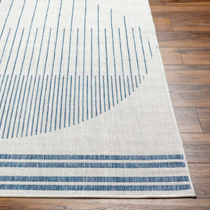 Aviya Blue & Gray Area Rug - Clearance