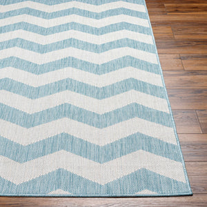Cheri Thatch Light Blue Area Carpet Area Rug - Clearance