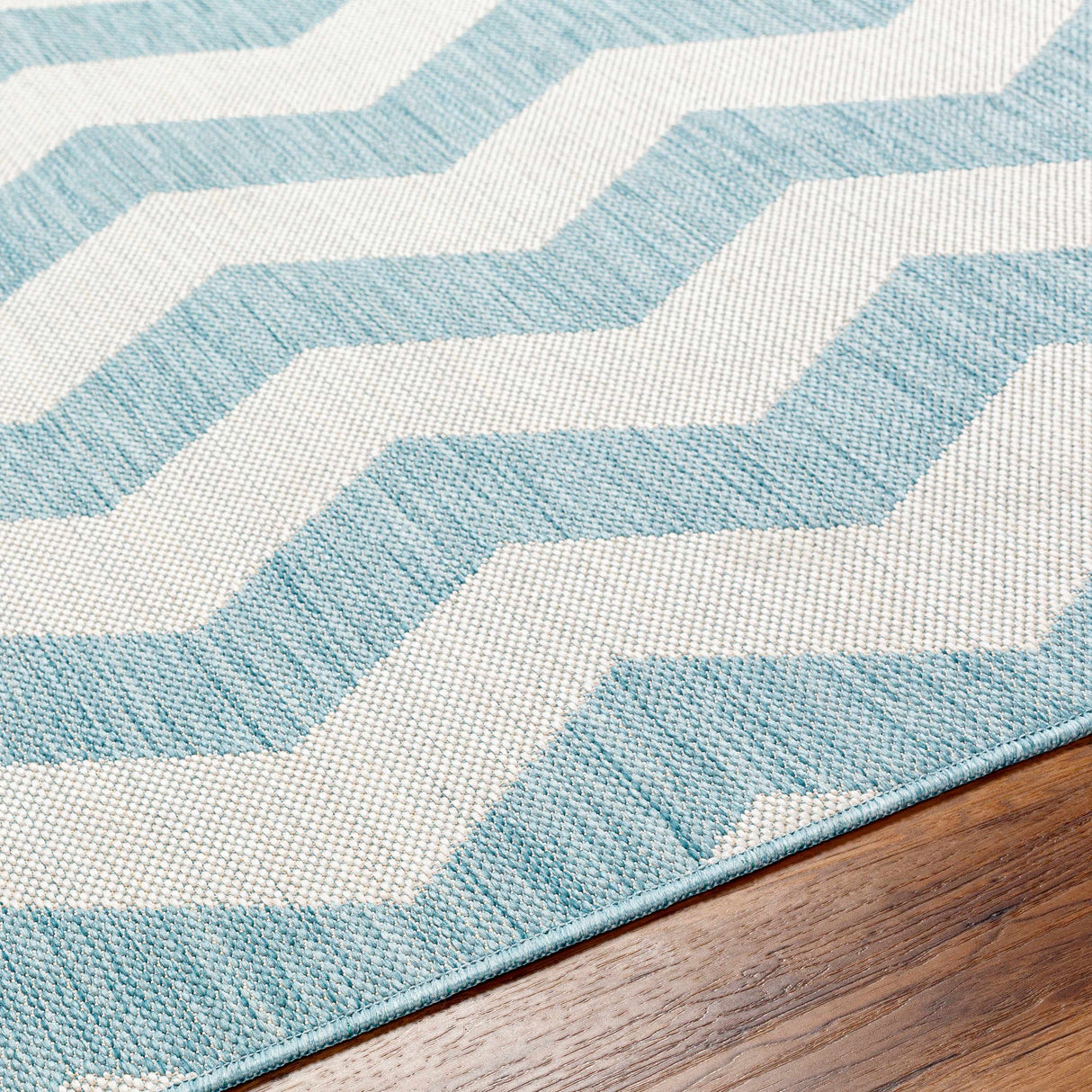 Cheri Thatch Light Blue Area Carpet Area Rug - Clearance