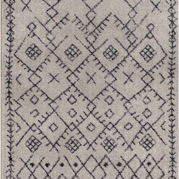 Elyes Gray Washable Area Rug - Clearance