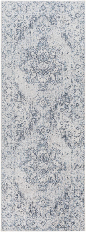 Ankti Aqua Washable Area Rug - Clearance