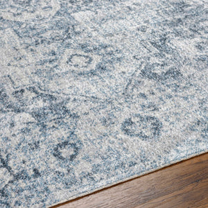Ankti Aqua Washable Area Rug - Clearance