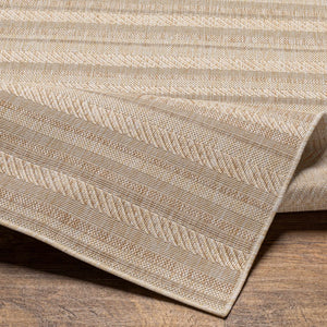 Sultanhisar Striped Nordic Rug