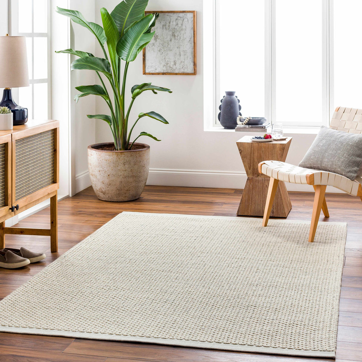 Beige Emlen Area Rug - Clearance