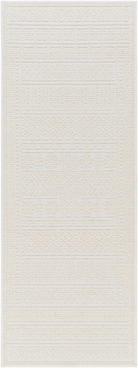 Bahar Cream Washable Area Rug