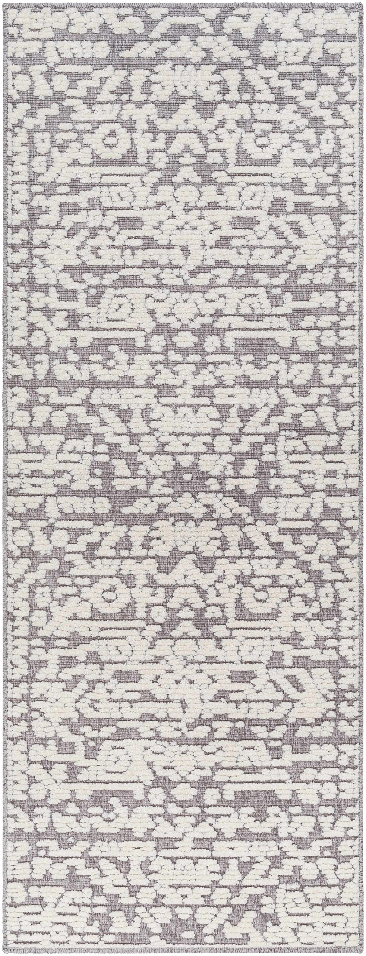 Beren Gray Washable Area Rug - Clearance