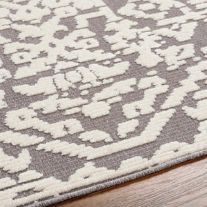 Beren Gray Washable Area Rug - Clearance