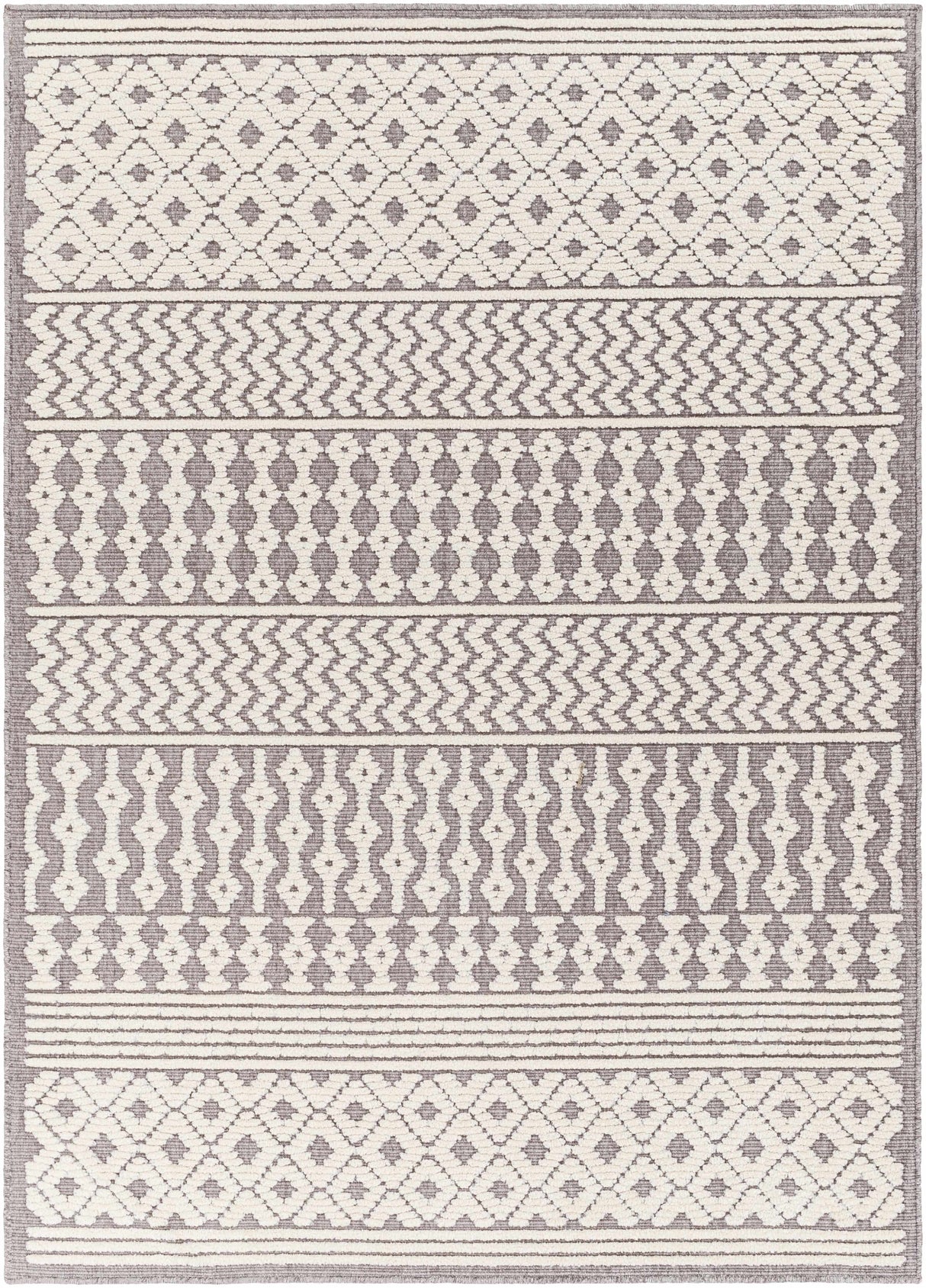Drago Gray 3D Area Rug - Clearance