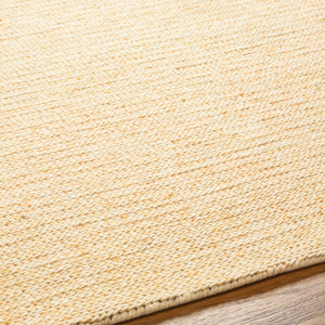 Alyra Yellow Solid Area Rug - Clearance
