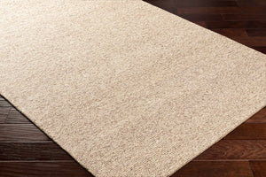 Alyra Tan Solid Area Rug - Clearance